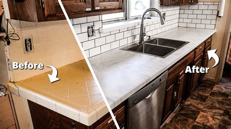 How To Cover Tile Countertops