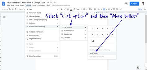How To Create A Bulleted List In Google Docs