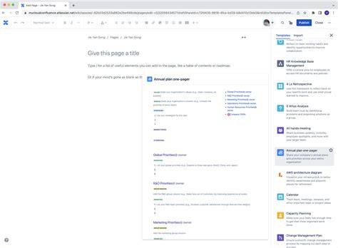 How To Create A Confluence Template