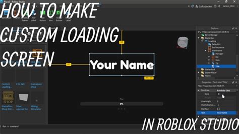 How To Create A Custom Loading Screen! - DevForum | Roblox