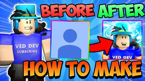 How To Create A FREE Roblox Profile Picture! (UPDATED) - YouTube