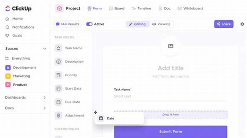 How To Create A Form In Clickup