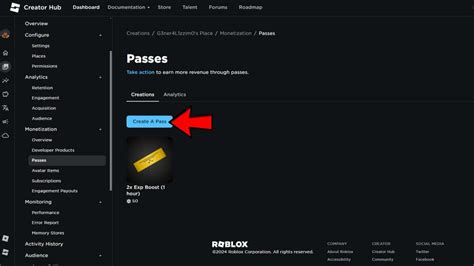 How To Create A Game Pass On Roblox