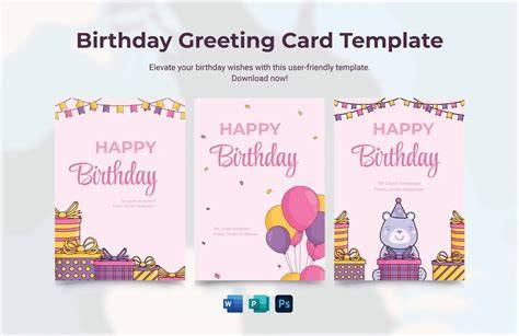 How To Create A Greeting Card In Microsoft Publisher Regarding Birthday
