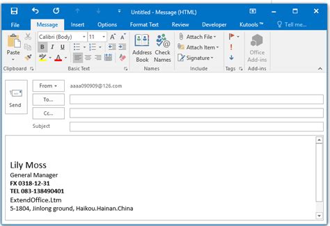 How To Create A Signature In Outlook
