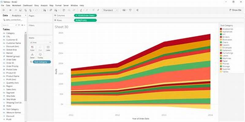 How To Create Area Chart In Tableau
