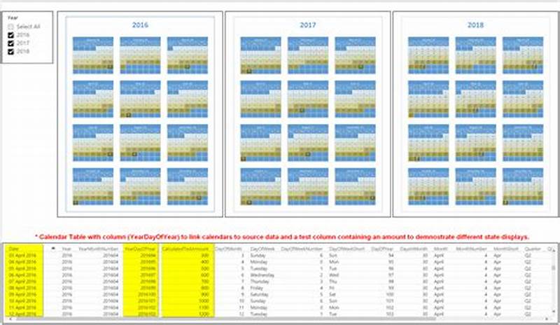 How To Create Calendar In Power Query