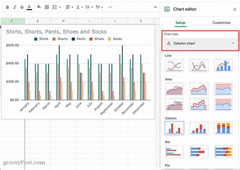 How To Create Chart In Google Sheets