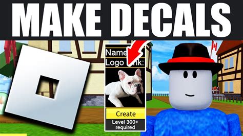 How To Create Decals On Roblox