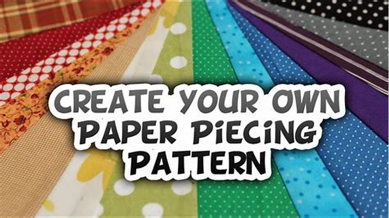 How To Create My Own Pattern