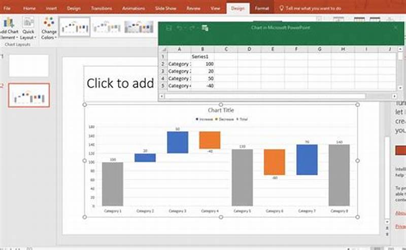 How To Create Waterfall Chart In Ppt