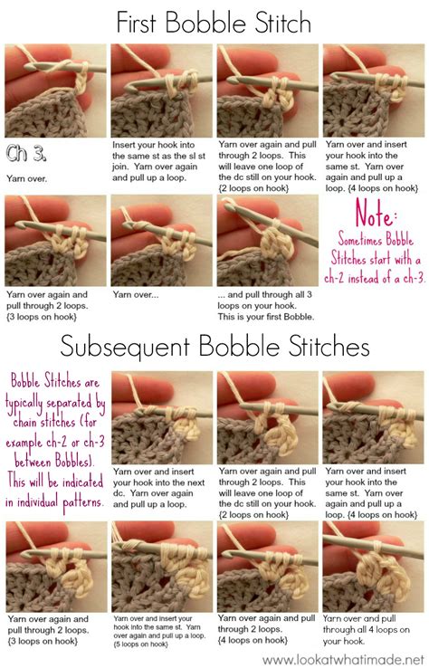 How To Crochet A Bobble