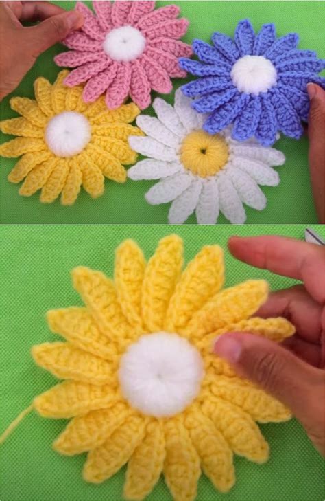 How To Crochet A Daisy Flower
