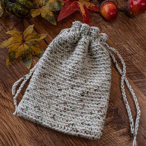 How To Crochet A Drawstring Pouch