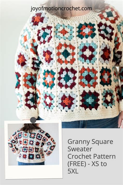 How To Crochet A Granny Square Sweater