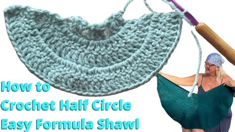 How To Crochet A Half Circle