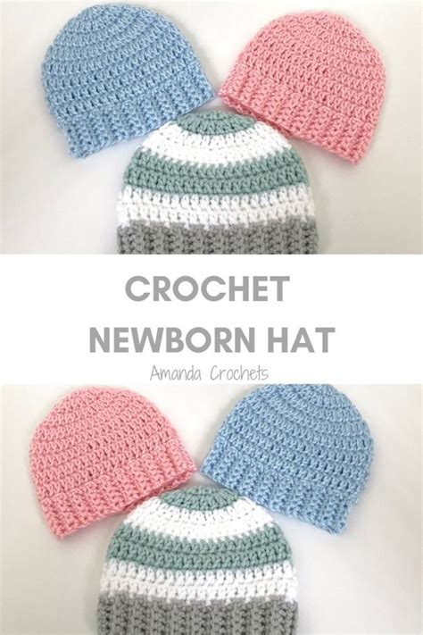 How To Crochet A Newborn Hat