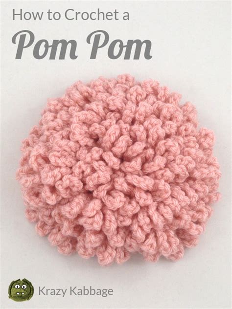 How To Crochet A Pom Pom