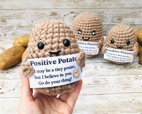 How To Crochet A Positive Potato