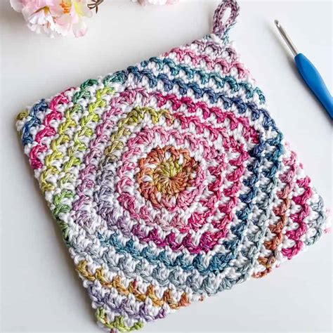How To Crochet A Pot Holder For Beginners