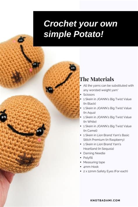 How To Crochet A Potato