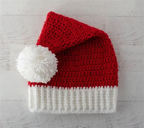How To Crochet A Santa Hat