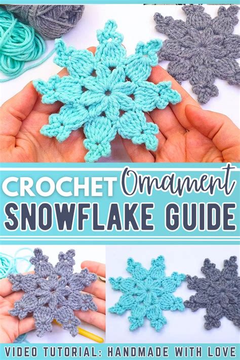 How To Crochet A Snowflake For Beginners
