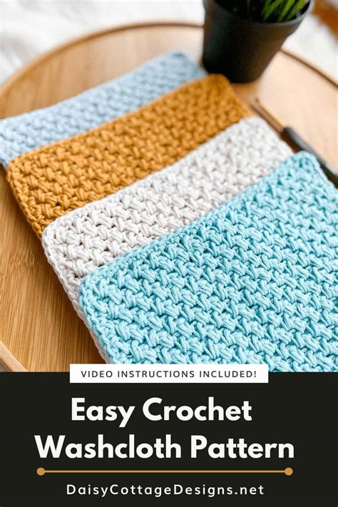 How To Crochet A Washcloth