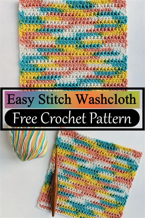 How To Crochet A Washcloth For Beginners
