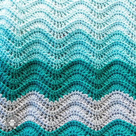How To Crochet A Wave Blanket