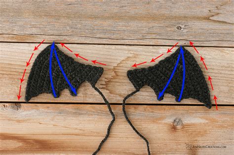 How To Crochet Bat Wings