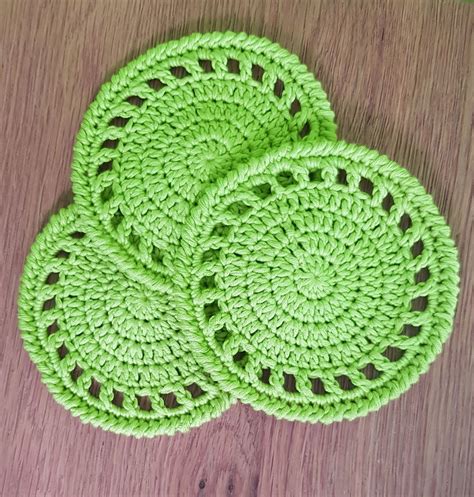 How To Crochet Coasters