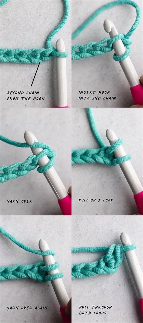 How To Crochet Into A Chain