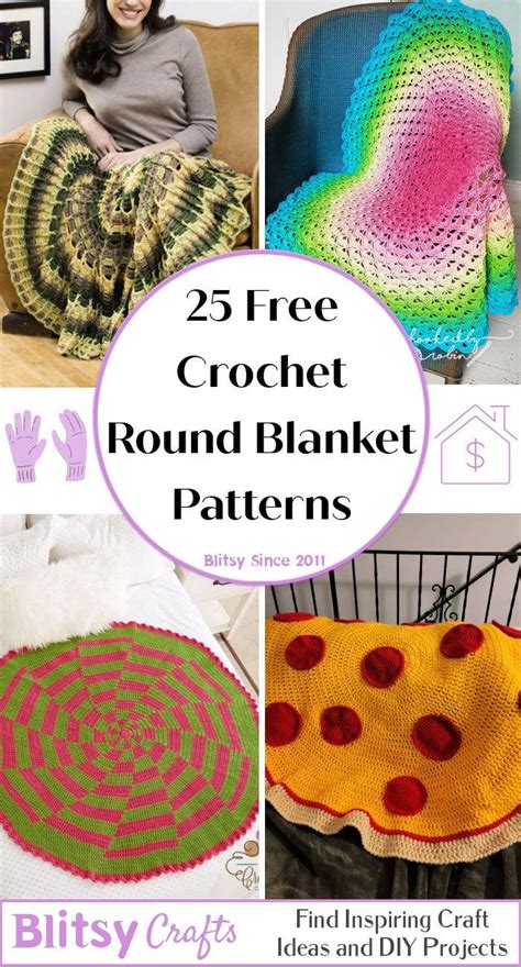 How To Crochet Round Blanket