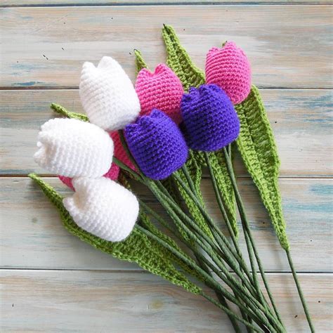How To Crochet Tulips