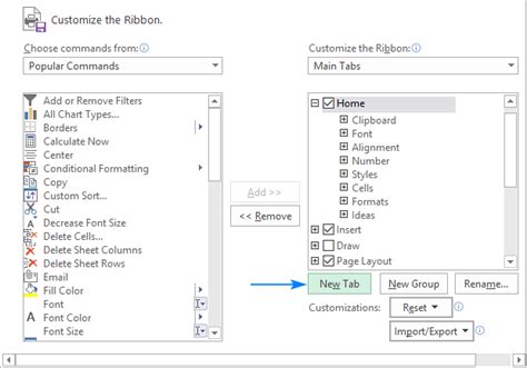 How To Customize Individual Ribbon Tabs