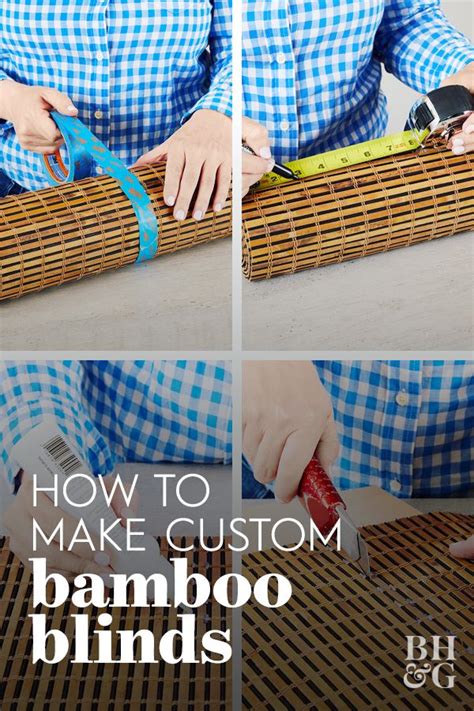 How To Cut Bamboo Shades