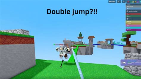 How To DOUBLE JUMP In Roblox Bedwars - YouTube