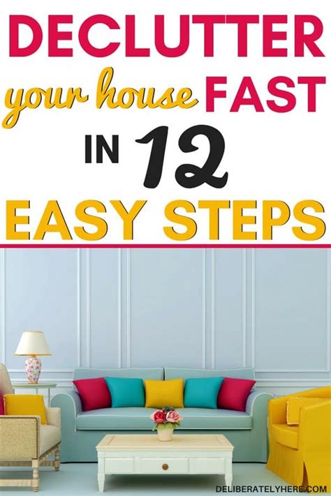 How To Declutter A Small House Fast