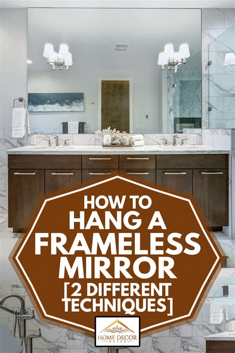 Lavish Reflections: Unveiling the Art of Decorating a Sleek Frameless Mirror