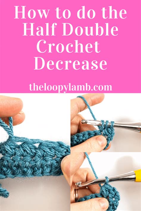 How To Decrease Half Double Crochet