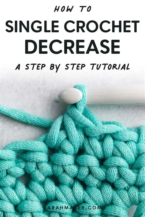 How To Decrease In Crochet With Single Crochet