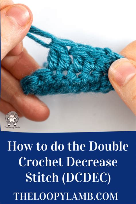 How To Decrease With Double Crochet