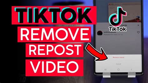 How To Delete Repost On Tiktok