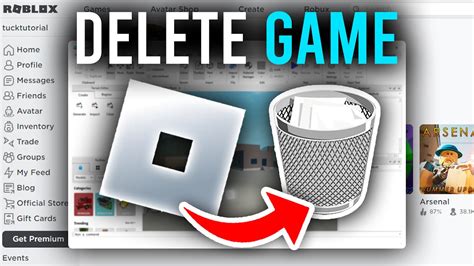 How To Delete Roblox Game - Full Guide - YouTube