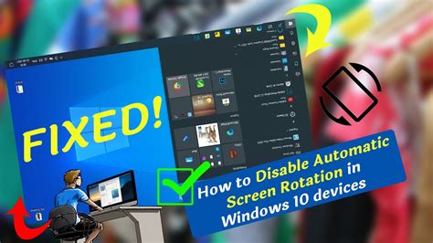 How To Disable Screen Rotation In Windows 10