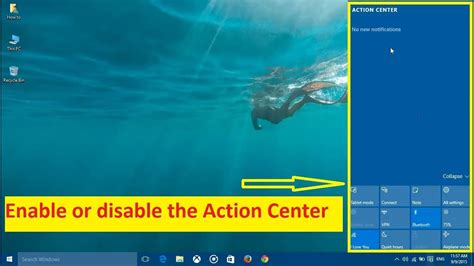 How To Disable Windows Action Center Completely