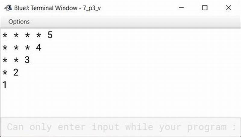 How To Display A Pattern In Java