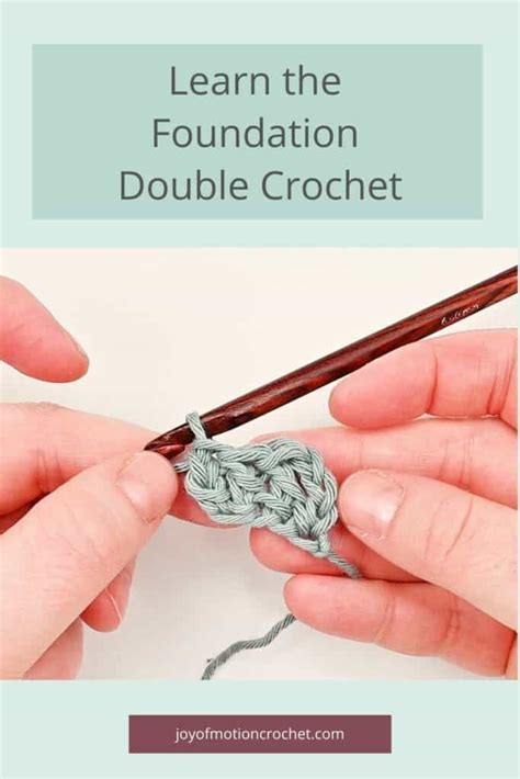How To Do A Foundation Double Crochet