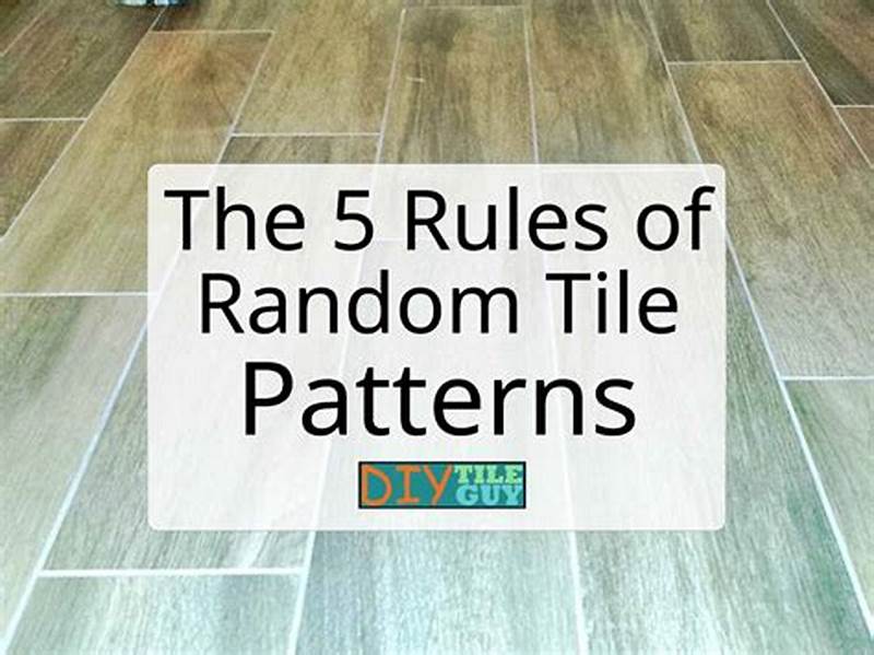 How To Do A Random Tile Pattern